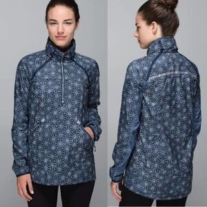 Lululemon Windbreaker Packable Pullover Miss Misty Star Geometric Hooded Jacket